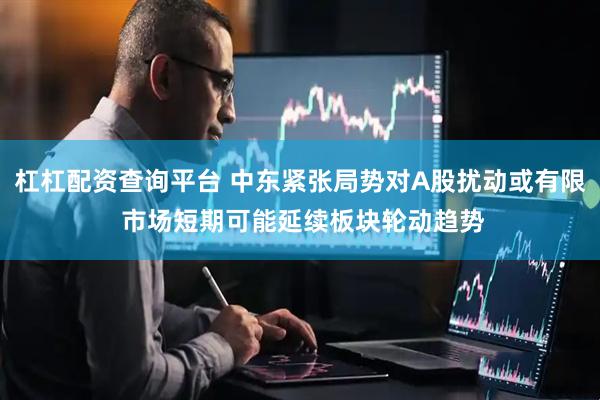 杠杠配资查询平台 中东紧张局势对A股扰动或有限 市场短期可能延续板块轮动趋势