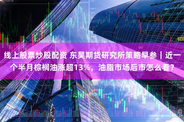 线上股票炒股配资 东吴期货研究所策略早参｜近一个半月棕榈油涨超13%，油脂市场后市怎么看？